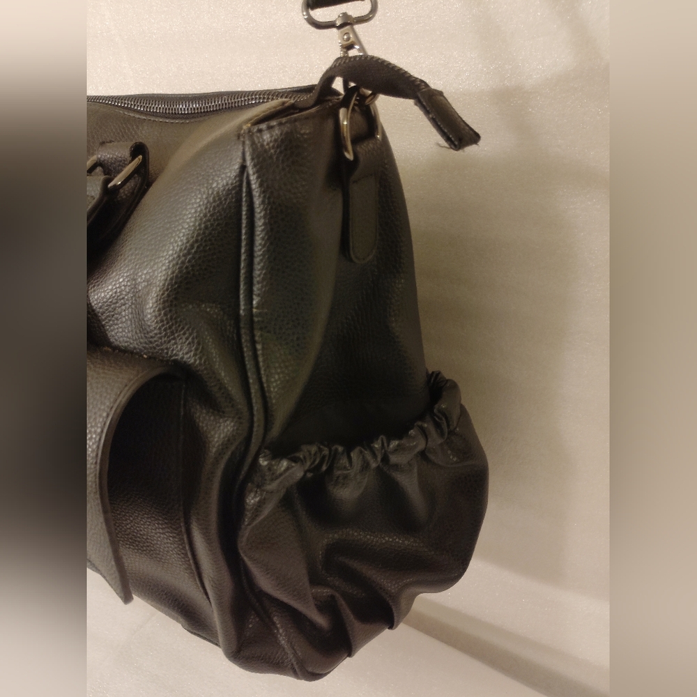 Catherine Malandrino Black  Tote Bag with Gold Accents - Picture 6 of 14